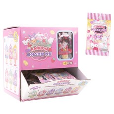 三麗鷗 隨機冰淇淋鑰匙圈 24入, 隨機出貨, 1個