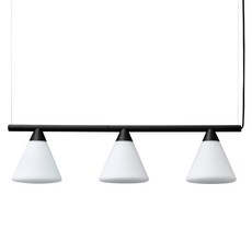 아고 프로브 레인 글라스 팬던트 조명, Black