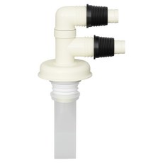 비니와미니 편리한 배수구트랩 실리콘 냄새 방지 오버플로 방지 F타입 T 포트, 1개