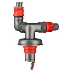 비니와미니 예쁜 배수구트랩 업그레이드된 자기흡입 냄새방지 및 넘침방지 더블벤딩 드레인 / 하수관 공용, 1개