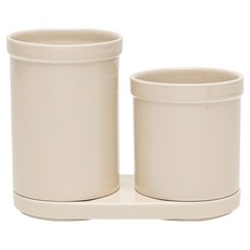 YOON CERAMICS Maison Objet Cozy 餐具筒, 燕麥色, 3個