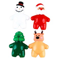 PERZOOM 聖誕餅乾姿勢軟軟公仔 隨機出貨, 4個