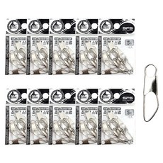 SAPA 超強力純快扣釣魚釣組, 12入, 10個