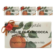 알카미아비누 무당벌레 향수 비누 포그리 디 알비코카, 200g, 4개