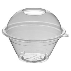 Swan 拋棄式 PET 沙拉 熟食 烘焙 刨冰 生魚片冷湯容器 打孔型 SLB800, 50個, 1入