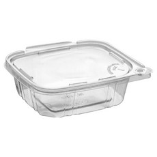 Swan 拋棄式PET沙拉水果便當盒 SLT24, 75個, 1入