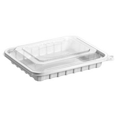 Swan 拋棄式PET沙拉 乾貨 熟食 烘焙容器 白色 SL231, 100個, 1入