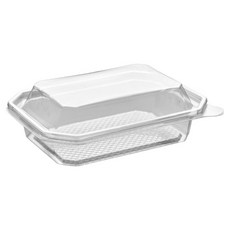 Swan 拋棄式PET沙拉水果便當盒 204 透明, 100個, 1入