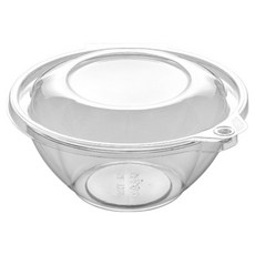 SWAN 拋棄式 PET 沙拉水果便當盒 SLT圓形 48, 50個, 1入