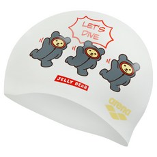 아레나 젤리베어 다이브 실리콘수모 A5AC1AC86, WHITE