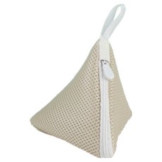 인아트 다용도 매쉬 미니 삼각형 세탁백 14 x 15 cm, 진베이지, 1개
