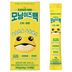 모닝이즈백 숙취해소제 스틱 레몬 10p, 1개, 20g