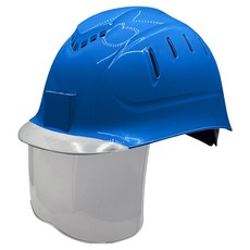 동명 경량 통풍모 투명창 스모키 보안경, 블루, 1개