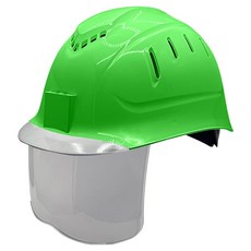 동명 경량 통풍모 투명창 스모키 보안경, 그린, 1개