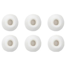 COMPLY TrueGrip Max 適用於 AirPods Pro 第1/2代 MAX 耳塞 M 6入, 白色, 1個, COMPLY 記憶海綿耳塞