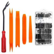 월드크린 자동차 리무버 클립 볼트 공구 세트, 혼합색상, 1세트