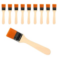 덕플라이 백붓 목공 인테리어 DIY 칠작업용 페인트붓, 10개