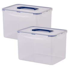韓國 ecosense Joa-lock 長方形密封容器, 2個, 6.3L