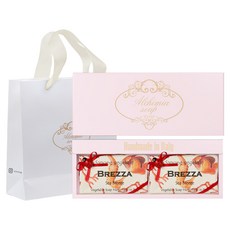 ALCHIMIA Brezza香皂 + 粉色禮物盒 + 購物袋, 2個, 200g