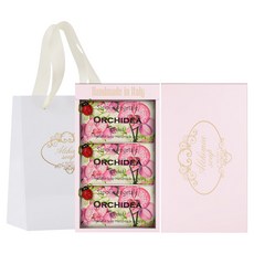 ALCHIMIA 奧奇迪亞香皂 3入 + 粉紅色禮盒 + 購物袋, 1個