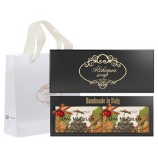 ALCHIMIA 葡萄藍莓香皂 2入 + 黑色禮物盒 + 提袋, 1個