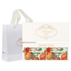 ALCHIMIA Arancia香皂 2入 + 象牙白禮盒 + 提袋, 1個