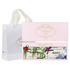 ALCHIMIA 竹子香皂 200g + 恩吉香皂 200g + 粉紅禮盒組 + 購物袋, 1套