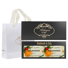 ALCHIMIA Gelsomino香皂 2入 + 黑色禮物盒 + 提袋, 1個
