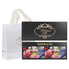 ALCHIMIA Elle 香皂 2入 + 黑色禮物盒 + 提袋, 1個