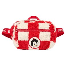 BEBE DE PINO 兒童用 Hugo 滿版格紋單肩包 BP34AB352