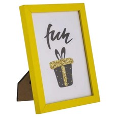 로이라이프 집안 분위기를 살려주는 액자 스탠드, 1개, 옐로우