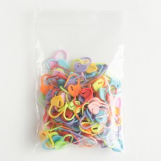 Yarna 愛心記號圈 100入, 隨機出貨, 1個