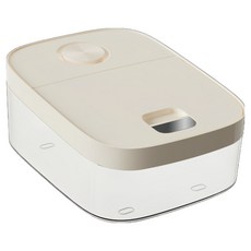 PINMOO 品沐 櫥櫃滑蓋米箱, 1個, 白色