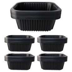 堅固的露營包裝用密封容器 黑色 5號, 1個, 50入