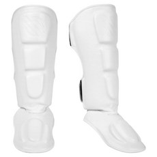 Sanabul Battle Forged 踢拳道護脛 左右一組, 白色, 1套