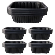 堅固耐用露營包裝用密封容器 黑色 4號, 1個, 50入