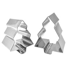 手工餅乾模具 聖誕樹 小+大組合