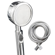 수압조절 스위치 샤워기 + 샤워줄 2m 세트, 혼합색상, 1세트