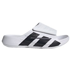 adidas 愛迪達 男女款 LIGHTBLAZE SLIDE 拖鞋 JS3584, 29.5cm, 白色 + 黑色
