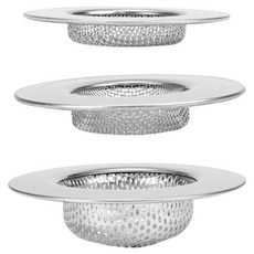 4BNK 韓國產304不鏽鋼濾網 浴室排水孔 + 浴缸 + 洗手檯 套組, 銀色