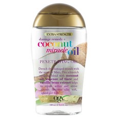 ogx 受損修護+ 奇蹟椰子髮油, 1個, 100ml