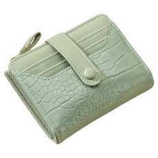 Khohimo 女款修身可愛鱷魚紋卡片零錢收納錢包 5W0748