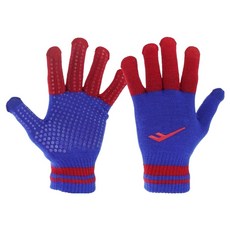 프로스펙스 에센셜 스마트터치 축구 러닝 방한 니트장갑 양손착용 세트, 블루, 1세트