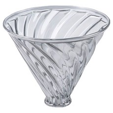 l-beans 胡桃木架黑曜鑽石型手沖咖啡濾杯, 1個, 650ml, 濾杯