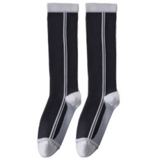 用心 女性專用網球高爾夫跑步壓力襪, 黑色, 1個