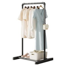 小白家 立式曬衣架 落地式衣架, 單一顏色