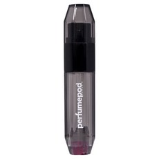 트라발로 퍼퓸팟 크리스탈 펌핑식 충전 휴대용 향수공병 5ml, 블랙, 1개