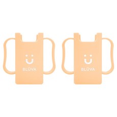 블루바 유아용 국내산 케이스 미니팩 컵홀더, 2개, 스킨