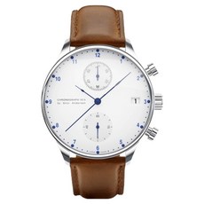 About Vintage Skov Andersen 1815 男士計時碼錶皮革手錶