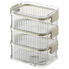 PINMOO 品沐 可搭多層密封罐, 3 個容器 + 3 個蓋子, 1組